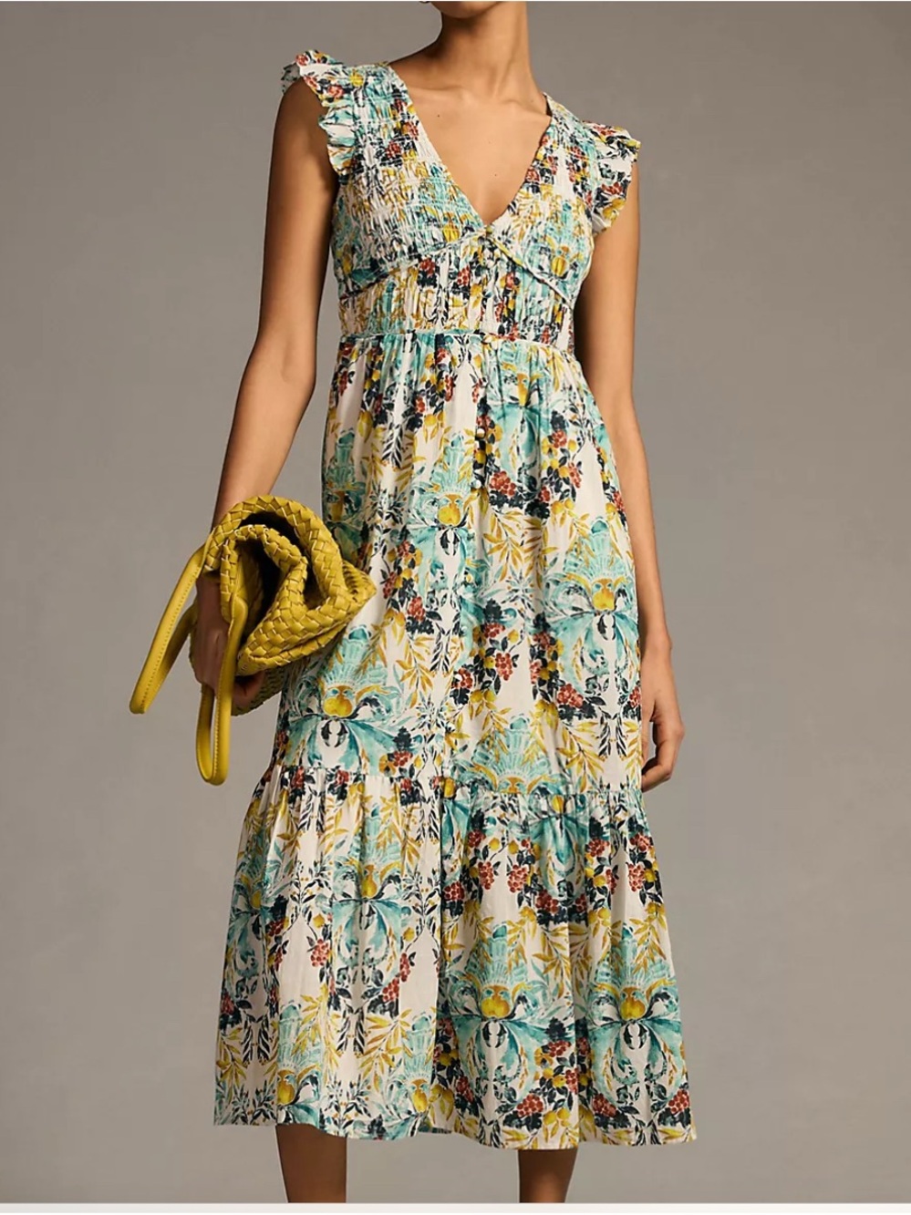 Anthropologie The Peregrine Midi Dress